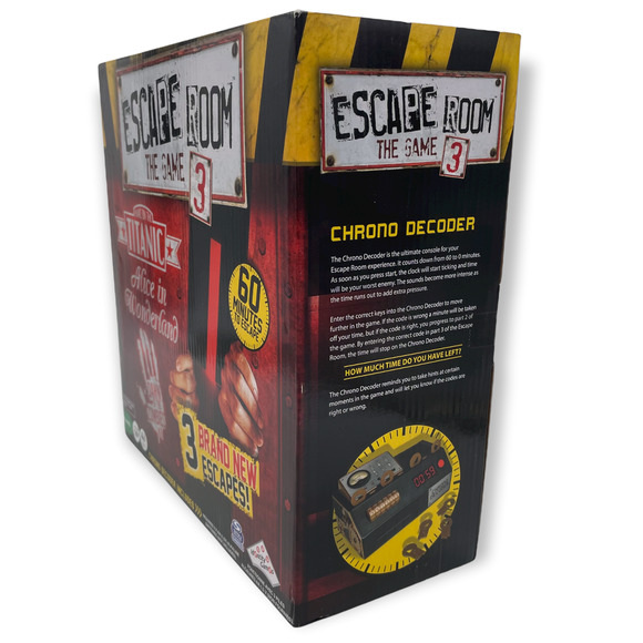 Escape Room Version 3 Board Game, for Adults and Kids, decoder challenge - Picture 2 of 6